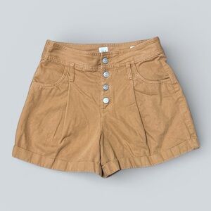 GAP Women’s Pleated Button-Up Shorts